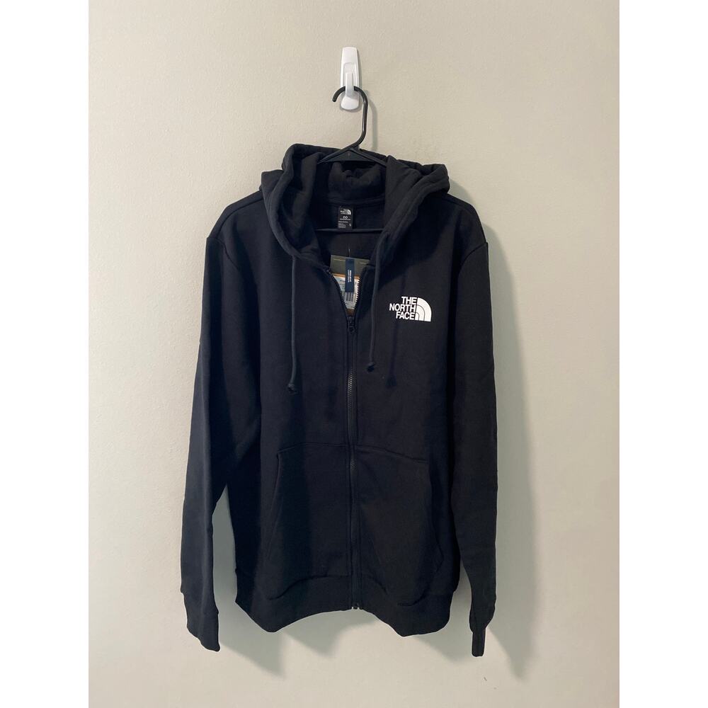 New The North Face Evo Half Dome Full Zip Hoodie Black XL NWT